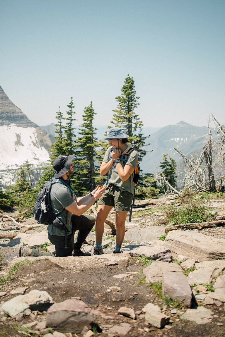 Proposal in Glacier National Park | Alex & Sara